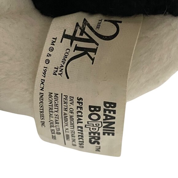 Vintage 24K Company Beanie Boppers Napoleon Penguin Plush With Red Scarf - Picture 5 of 6